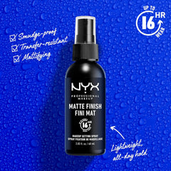 NYX Makeup Matte Finish Fini Mat Long Lasting Setting Spray