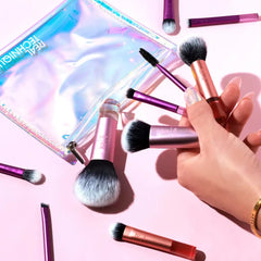 Real Techniques Makeup Brushes Travel Fantasy Mini Set 10 In 1 + Bag