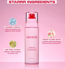 One / Size Powder Melt Glass Setting Spray
100 ml