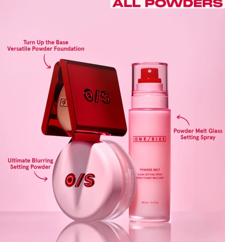 One / Size Powder Melt Glass Setting Spray
100 ml