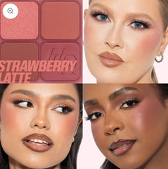 Huda Beauty Blush Filter Blurring Blushlighters Palette – Strawberry Latte